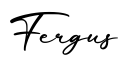 单词Fergus书写