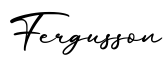 单词Fergusson书写