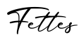 单词Fettes书写