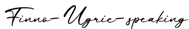 单词Finno-Ugric-speaking书写