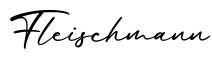 单词Fleischmann书写