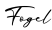 单词Fogel书写