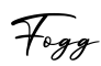单词Fogg书写