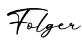 单词Folger书写