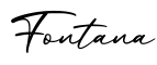 单词Fontana书写