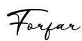 单词Forfar书写