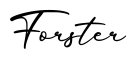 单词Forster书写