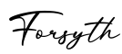 单词Forsyth书写