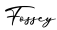 单词Fossey书写
