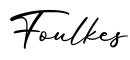 单词Foulkes书写