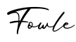 单词Fowle书写