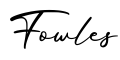 单词Fowles书写