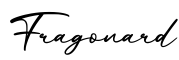 单词Fragonard书写