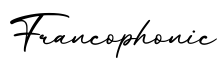 单词Francophonic书写