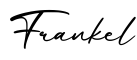 单词Frankel书写