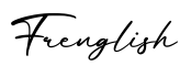 单词Frenglish书写