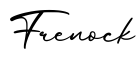 单词Frenock书写