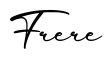 单词Frere书写