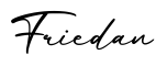 单词Friedan书写
