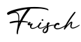 单词Frisch书写