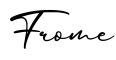 单词Frome书写