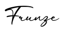 单词Frunze书写