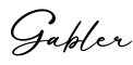 单词Gabler书写