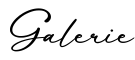 单词Galerie书写