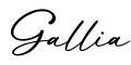 单词Gallia书写