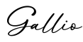 单词Gallio书写