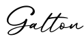 单词Galton书写