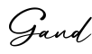 单词Gand书写