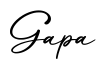 单词Gapa书写