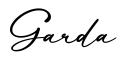 单词Garda书写