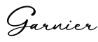 单词Garnier书写