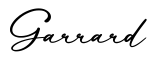单词Garrard书写