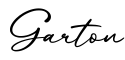 单词Garton书写