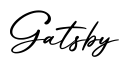 单词Gatsby书写