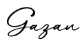 单词Gazan书写