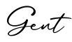 单词Gent书写