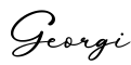 单词Georgi书写