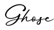 单词Ghose书写