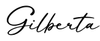 单词Gilberta书写