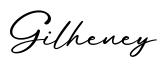 单词Gilheney书写