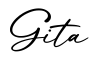 单词Gita书写