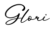 单词Glori书写