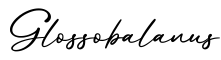 单词Glossobalanus书写