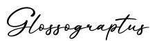 单词Glossograptus书写