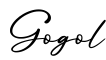 单词Gogol书写