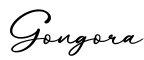 单词Gongora书写